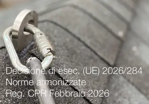 Decisione di esecuzione (UE) 2026/284 / Norme armonizzate Reg. CPR Febbraio 2026